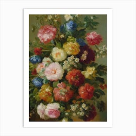 Statice Painting 3 Flower Art Print