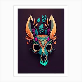 Animal Skull 5 Mexican Art Print