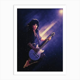 Superstars Joan Jett Jump Art Print