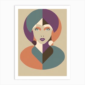 Woman'S Face Art Print