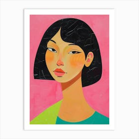 Asian Woman 52 Art Print