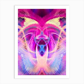 Psychedelic Abstract Painting 2 Art Print