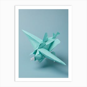 Origami Airplane Art Print
