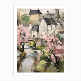 Castle Combe (Wiltshire) Painting 7 Art Print