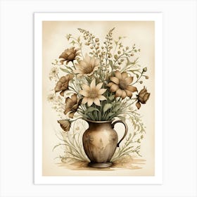 Flowers In A Vase 89 Art Print