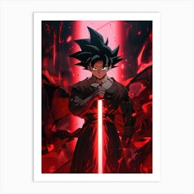 Dragon Ball Z Wallpaper 5 Art Print