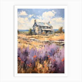 Old Stone Farm Cool Tones 4 Art Print