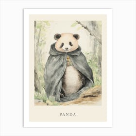Beatrix Potter Inspired  Animal Watercolour Panda 2 Art Print