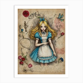 Alice In Wonderland 1 Art Print
