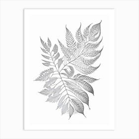 Leaf Pattern 2 Art Print