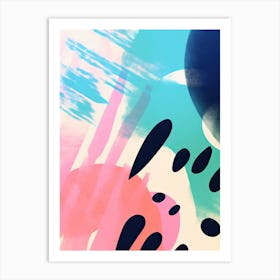 Summer Vibes Abstract 0 Art Print