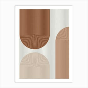 Circles and lines 6 1 Art Print