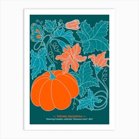 Flowering Pumpkin Art Print