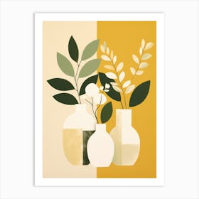 Three Vases 4 Art Print