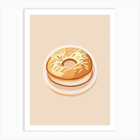 Bagel Marker Art 1 Art Print