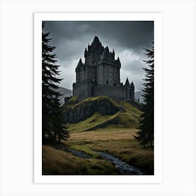 Scotland Castle Gates of the Abyssal Keep Art Print