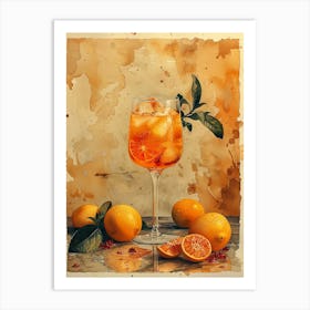 Aperol Spritz Art Print 180 Art Print