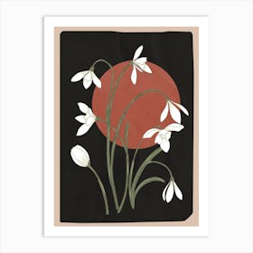 Beautiful Snowdrop Flowers 1 1 Art Print