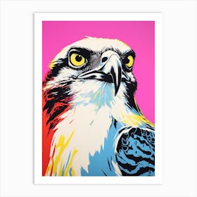 Andy Warhol Style Bird Osprey 1 Art Print