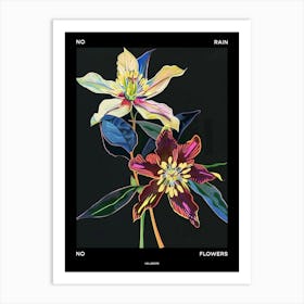 No Rain No Flowers Poster Hellebore 3 Art Print