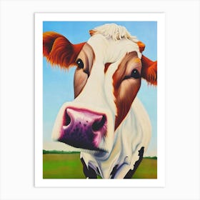 Smile Cow Art Print