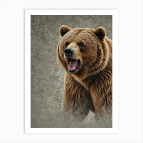 Brown Bear Art Print