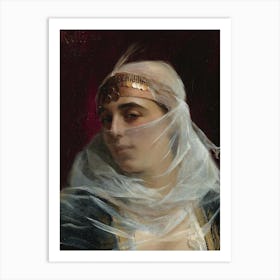 Turkish Woman, Theodoros Ralli Art Print