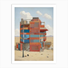 Patchwork Habitat Art Print