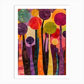 Trees In The Sky Art Print