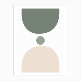 Sage Green Wall Print Art Print