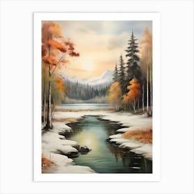 Winter Landscape 23 Art Print