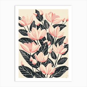 Magnolias Art Print