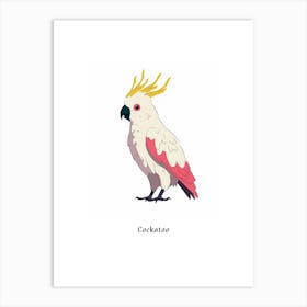 Cockatoo Kids Animal Poster Art Print