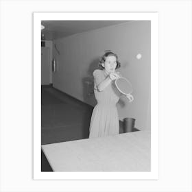 Untitled Photo, Possibly Related To Woman That Works At The Navy Shipyards In The Community Room For Art Print