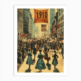 Aihrgdesign A Vintage Poster Of A Womens Suffrage Rally In 19 7618ae93 64d0 453d A39f A8b0fdb963ae 1 Art Print