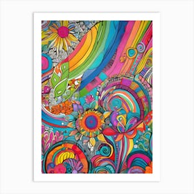 Psychedelic Art ~ Reimagined 1 Art Print