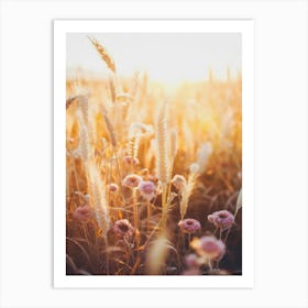 Golden Rye No 4 Art Print