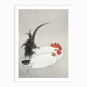 Rooster And Hen (1900 1930), Ohara Koson Art Print