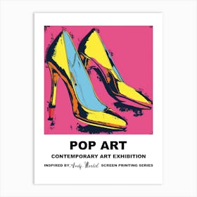 Poster High Heels Pop Art 3 Art Print