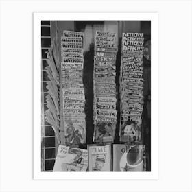 Display Of Magazines For Sale, Taylor, Texas By Russell Lee Art Print