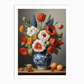 Flowers In A Vase 2 Art Print