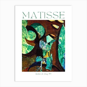 Henri Matisse Garden at Issy 1917 in HD Art Poster Print for Feature Wall Decor - Fully Remastered High Definition Art Print