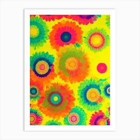 Abstract Repeat Retro 2  Art Print