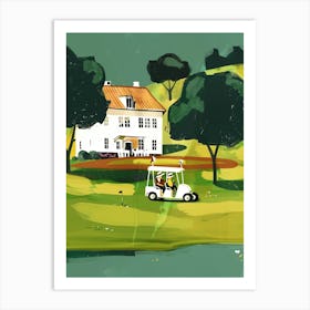 Golf Country Club Art Print