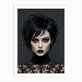 Gothic Beauty 2 Art Print