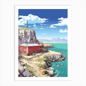 Robben Island Cartoon 1 Art Print