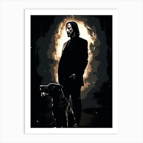 John Wick movie 3 Art Print