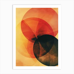 Abstract Circles 53 Art Print