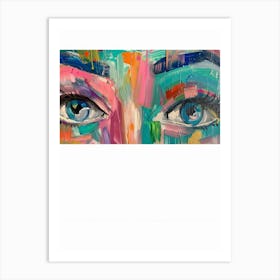 Eyes Of A Woman 1 Art Print