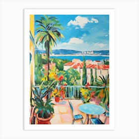 Cannes France 3 Fauvist Painting Art Print